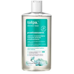 Tołpa, dermo hair przetłuszczanie, głęboko oczyszczający szampon przeciw