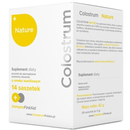COLOSTRUM Suplement diety Nature Waniliowy (14 saszetek)