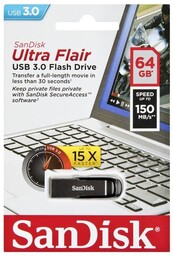 Pendrive USB 3.0 SanDisk ULTRA FLAIR 64GB