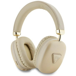 Guess Bezprzewodowe słuchawki nauszne Metallic Triangle Logo Bluetooth