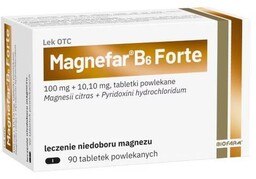 Magnefar B6 Forte, 90 tabletek -> Odbiór