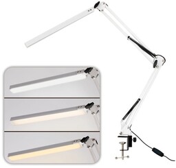 Lampka kosmetyczna biurkowa do manicure 12W biała MT-328