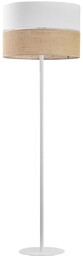 Podłogowa lampa jutowy klosz Linobianco 5241 TK Lighting