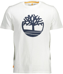 T-SHIRT MĘSKI Z KRÓTKIM RĘKAWEM TIMBERLAND BIAŁY