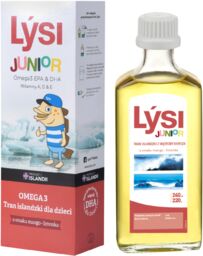 Lysi Junior Omega 3 Tran Islandzki dla dzieci,