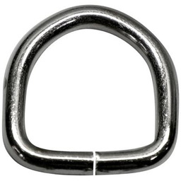 Półkole 10mm D-ring półkółko Krawieckie 10szt Niezgrzewane