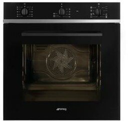 Smeg Selezione SF64M3TB Termoobieg Czarny inox Piekarnik elektryczny
