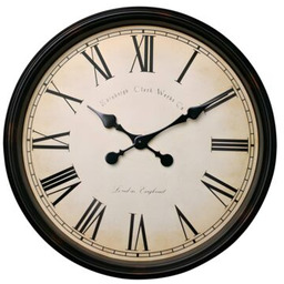 Zegar ścienny Vintage 50 cm brązowy