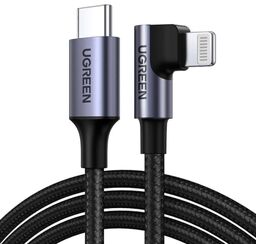 Ugreen Kabel Lightning do USB-C kątowy US305 PD