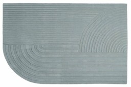 Muuto RELEVO Dywan Wełniany 200x300 cm Zielony Sage