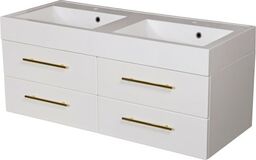 Szafka łazienkowa biała 120 cm BELLI GOLD