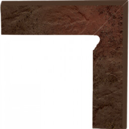 Paradyż SEMIR BROWN 8,1X30X1,1 COKÓŁ DWUELEMENTOWY SCHODOWY (PRAWY)