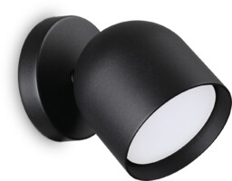 Lampa ścienna DODO AP1 NERO 314099 - Ideal