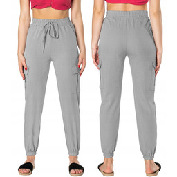 Cienkie Spodnie Damskie Alladynki Lato 83743-4 S/M