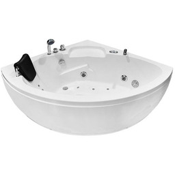 Wanna łazienkowa z hydromasażem Spa narożna 135x135 cm
