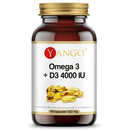 Omega 3 + D3 4000 IU suplement diety