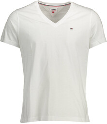 T-SHIRT MĘSKI Z KRÓTKIM RĘKAWEM TOMMY HILFIGER BIAŁY