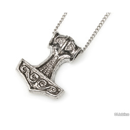 WISIOR MŁOT THORA NA ŁAŃCUSZKU talizmany symbole wikingów
