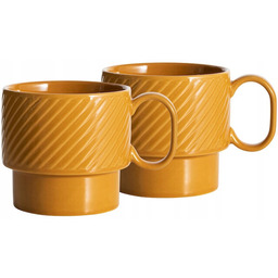 Sagaform 2 sztuki Kubek Retro Filiżanka 450 ml