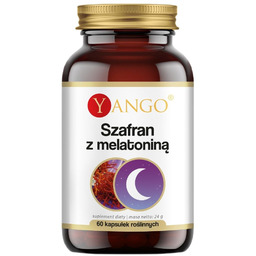 Szafran z melatoniną suplement diety 60 kapsułek