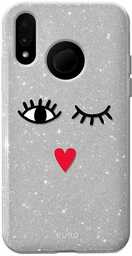 PURO Glitter EYES Shine Cover - Etui Huawei
