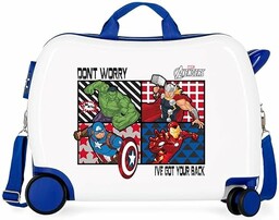Marvel Avengers All Avengers walizka kabinowa wielokolorowa, Kołowrotek,