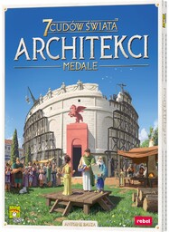 Architekci 7 Cudów Świata: Medale, gra planszowa, Rebel