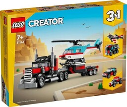 Lego CREATOR Ciężarówka z platformą i helikopterem