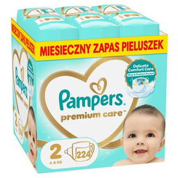 PAMPERS Pieluchy Premium Care 2 (224 szt.) Zyskuj