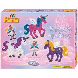 HAMA Zestaw kreatywny Magiczne Konie Zestaw prezentowy 015-3138