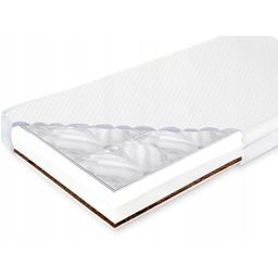 Materac Dziecięcy średnio-twardy Gryka-Kokos-Pianka 120x60 G+p+k