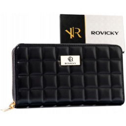 Portfel pikowany Rovicky R-PKK-01 czarny