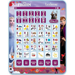 Lexibook Frozen JCPAD002FZi3 Edukacyjny, Dwujęzyczny Interaktywny Tablet Edukacyjny,