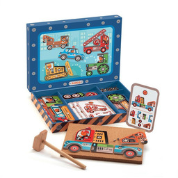 Przybijanka, Budowa maszyn, DJ06641-Djeco - zabawka kreatywna