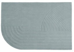 Muuto RELEVO Dywan Wełniany 170x240 cm Zielony Sage