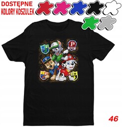 Dziecięca Koszulka Z Nadrukiem Psi Patrol Duży Wybór