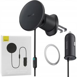 Baseus CW01 3w1 Uchwyt samochodowy z ładowaniem indukcyjnym