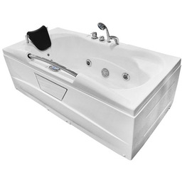 Wanna z hydromasażem prostokątna przyścienna 167x85 cm MO-0206