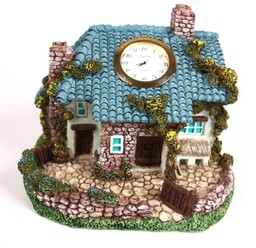 Zegar ceramiczny duży domek D10
