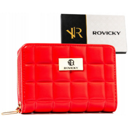 Portfel pikowany Rovicky R-PKK-02 czerwony