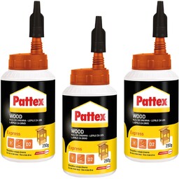 Klej do drewna PATTEX Express, 3 szt. -