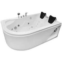 Wanna z hydromasażem asymetryczna 170x115 cm prawa MO-0205