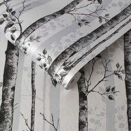 Tapeta dekoracyjna Graham&Brown Curiosity ALBERO BLACK AND WHITE