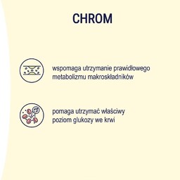Naturell Chrom Organiczny + B3, 60 tabletek
