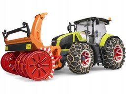 Bruder 03017 Traktor Claas z pługiem śnieżnym