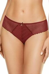 Luksusowe stringi damskie Juno bordowe3XL