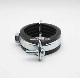 Dg Clamps Uchwyt rurowy z gumą BK-W4- 3"