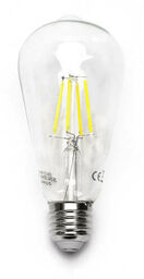 Żarówka Filament LED E27 ST64 4W zimna 6500K