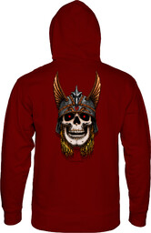 bluza męska POWELL PERALTA ANDERSON SKULL HOOD Maroon