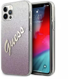 Guess GUHCP12LPCUGLSPI iPhone 12 Pro Max 6,7" różowy/pink